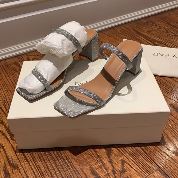 By Far Tanya Glittered mules (silver) - Picture 10 of 11